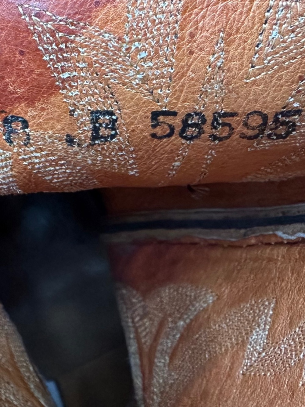 LUCCHESE 1883 Leather Cowboy Boots 8 - Picture 7 of 16